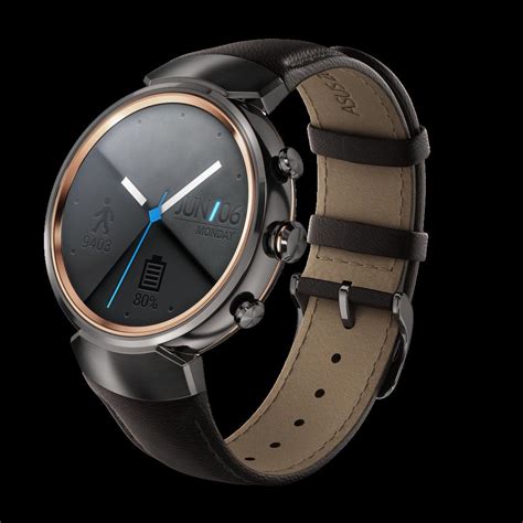 圓形手錶|ASUS ZenWatch 3 圓形智慧錶動手玩，可快充、可記錄伏地挺身。